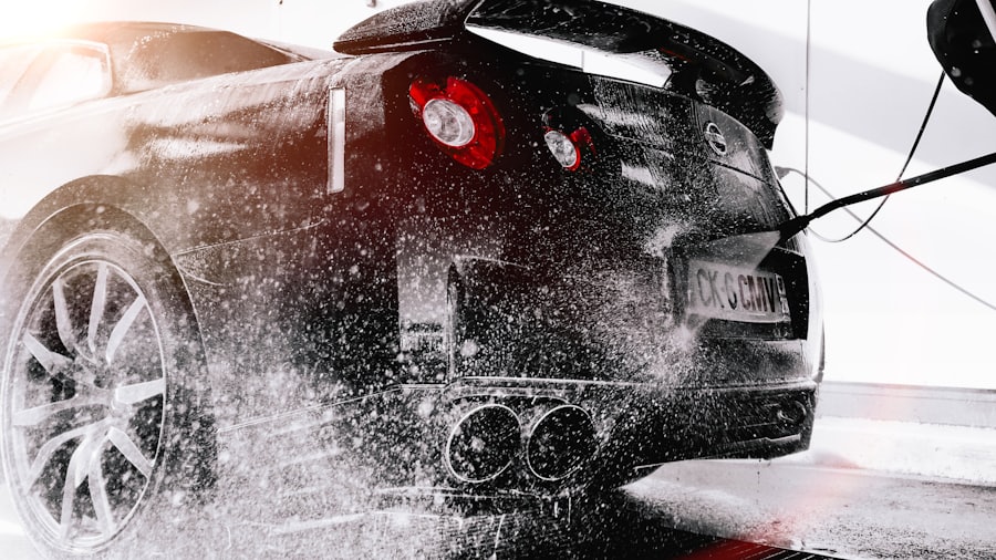 Thick foam suds on a car during a 100% hand wash in Fremantle