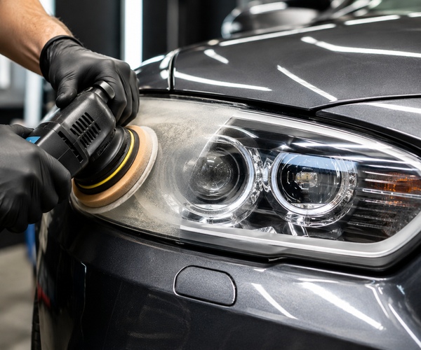 Headlight Restoration add-on at Fremantle Hand Car Wash