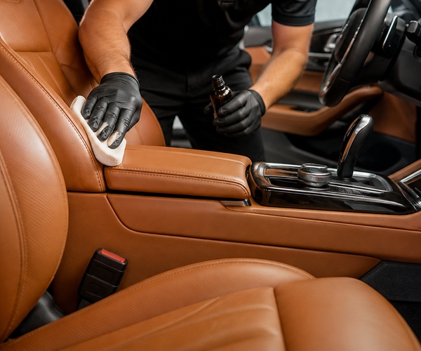 Leather Treatment add-on at Fremantle Hand Car Wash